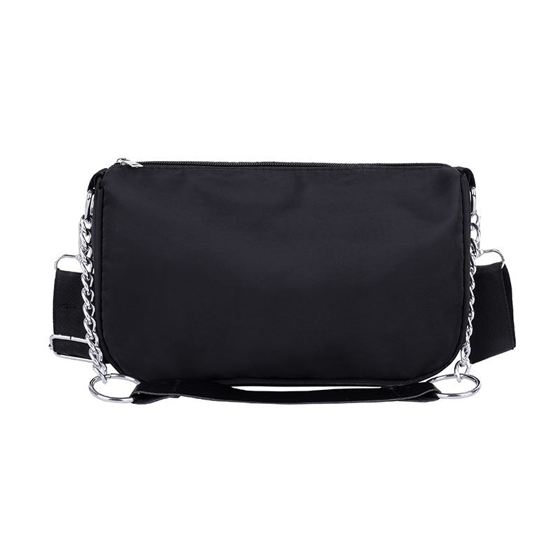 Women's Oxford Cloth Chain Shoulder Bag - Trendy
