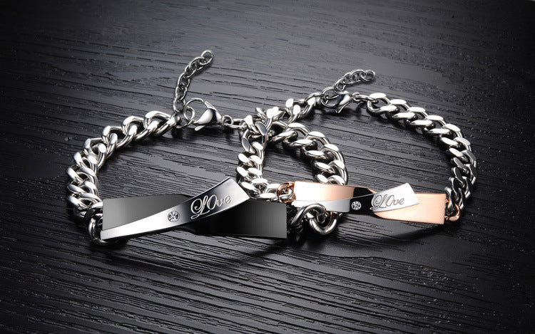 Couple Cross Love Design Bracelet - Trendy