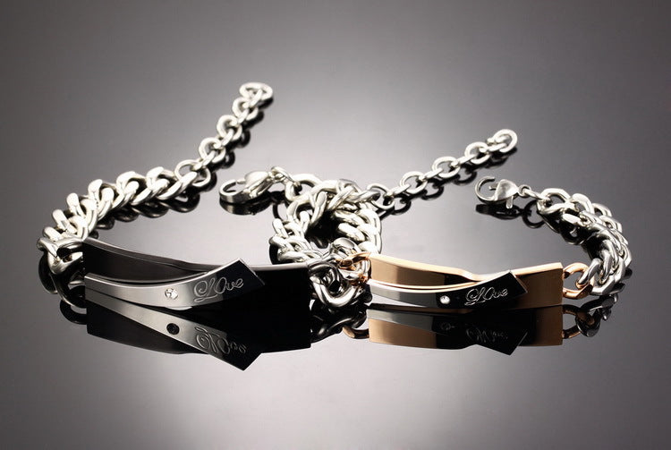 Couple Cross Love Design Bracelet - Trendy