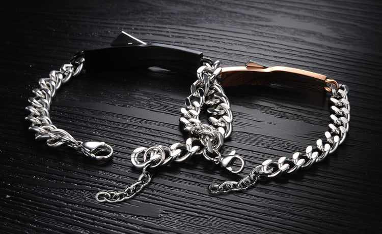 Couple Cross Love Design Bracelet - Trendy