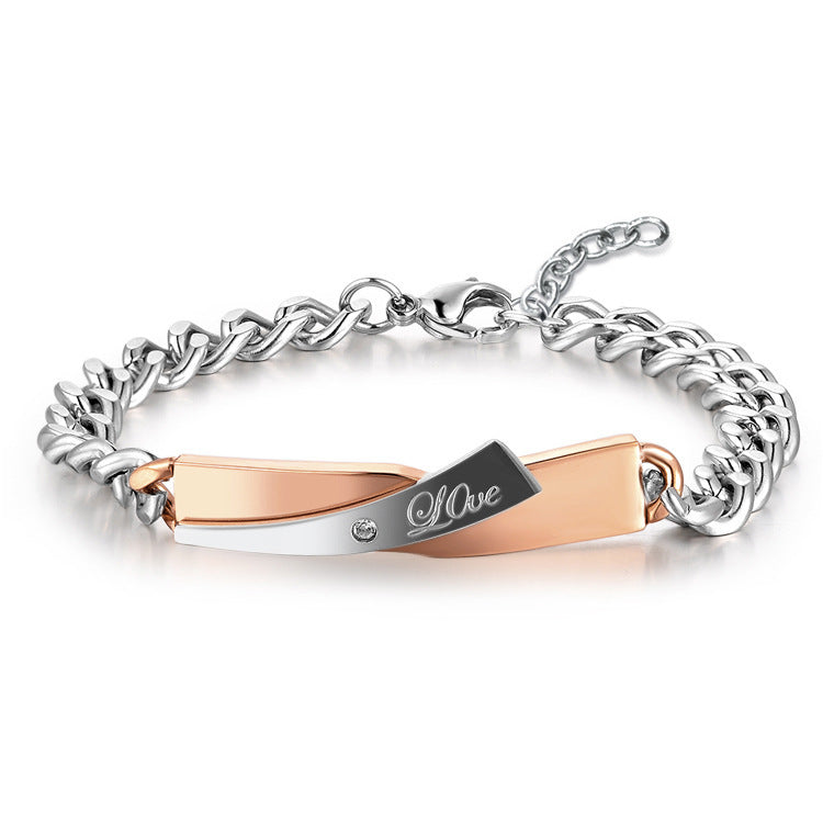 Couple Cross Love Design Bracelet - Trendy