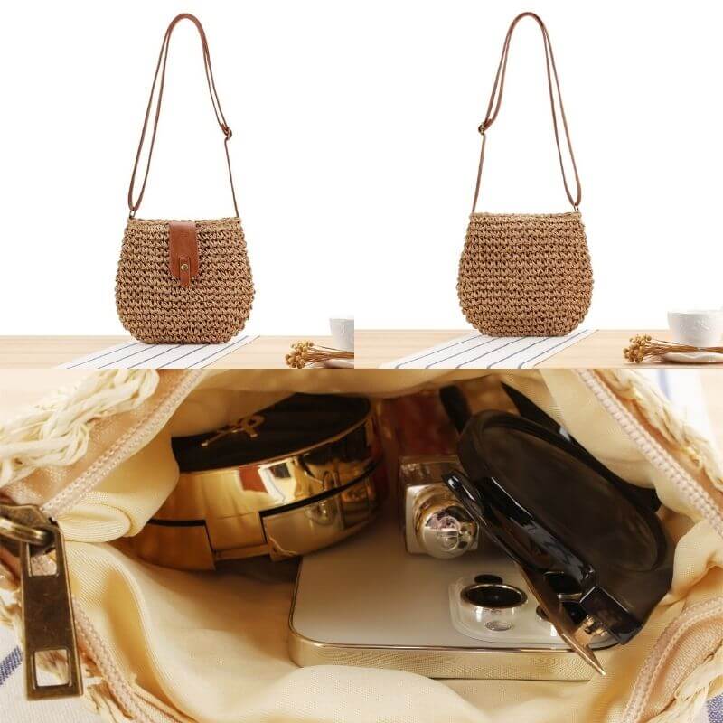 Multiple angles of Vacation Beach Mori Crossbody Bag for Women