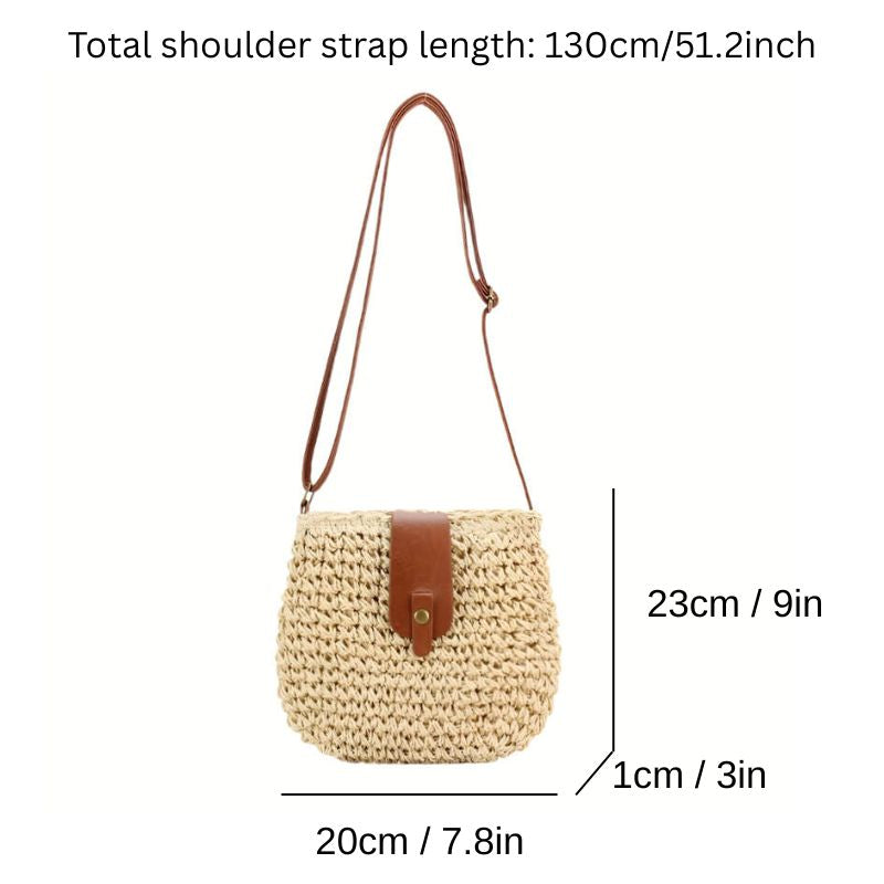 Size guide of Vacation Beach Mori Crossbody Bag for Women