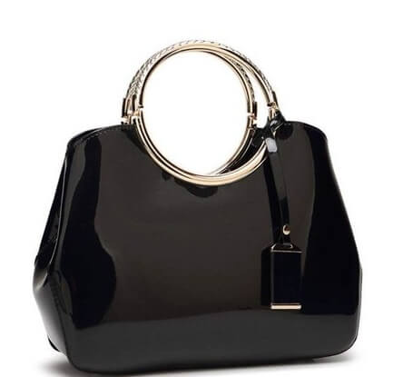 Black Allure party bag for women