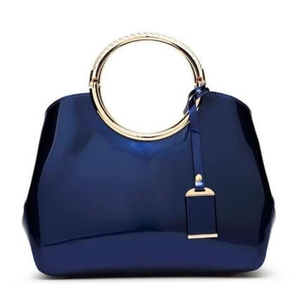 Blue Allure party bag for women