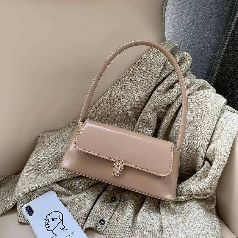 Khaki Charm French shoulder bag for women