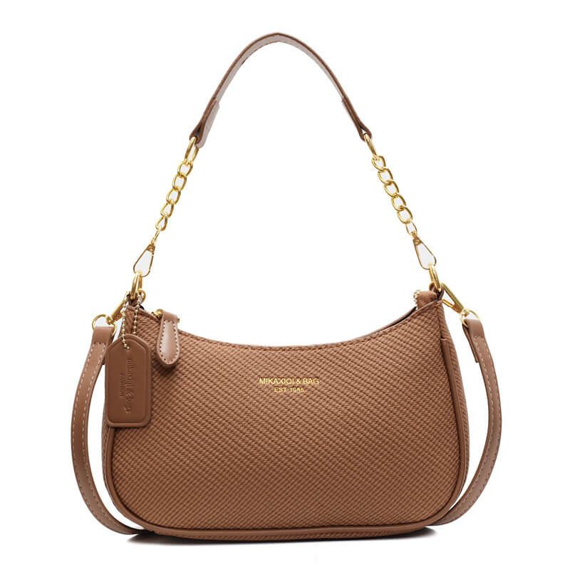 Khaki Fashion chain shoulder bag for women