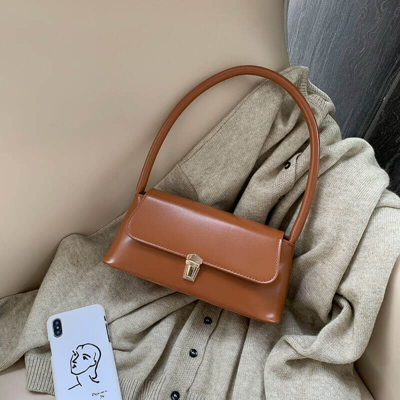 Light brown Charm French shoulder bag for women