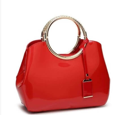 Red Allure party bag for women