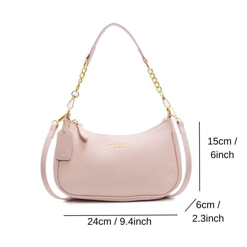 Size guide of Fashion chain shoulder bag for women
