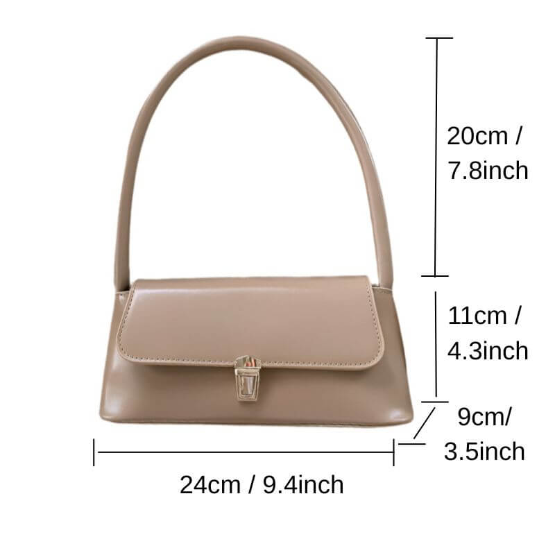 Size guide of Charm French shoulder bag for women