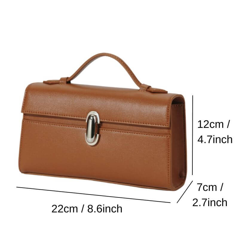Size guide of Modeedge leather satchel for women