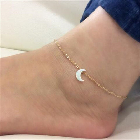 Charm Moon Beach Minimalist Fashion Anklet - Trendy