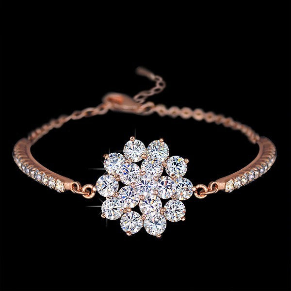 Cubic Zirconia Bracelet For Women - Trendy