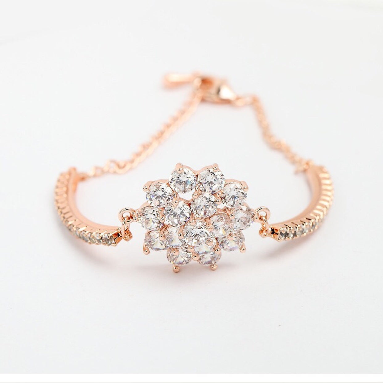 Cubic Zirconia Bracelet For Women - Trendy
