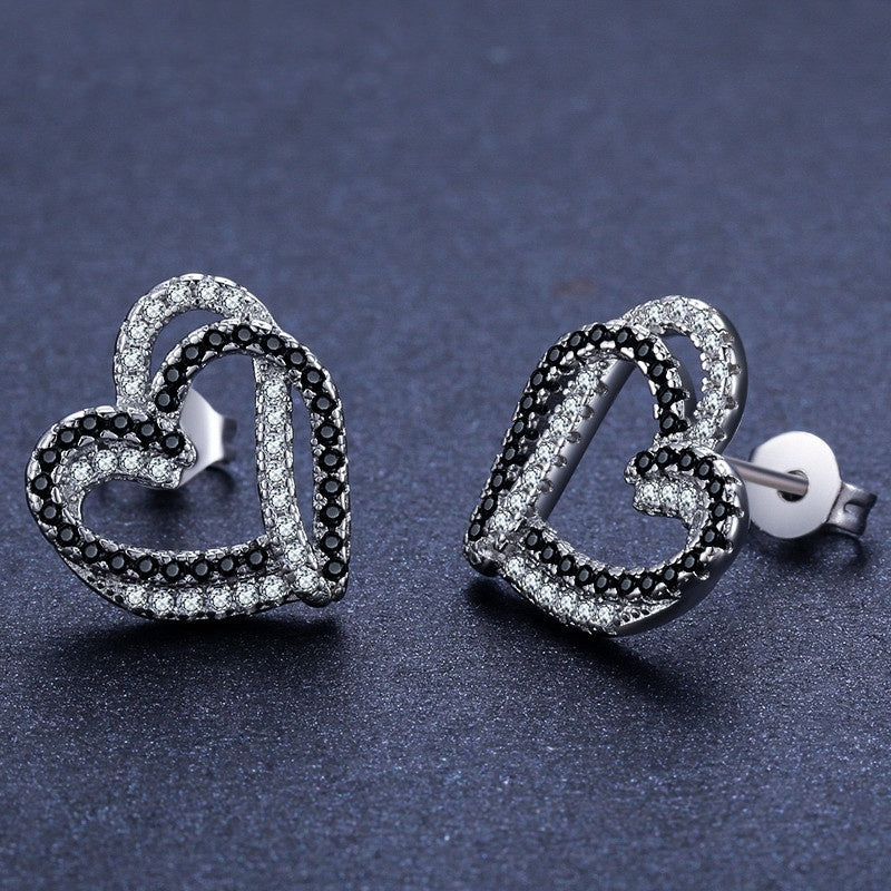 Double your Love Buckle Earrings for Women