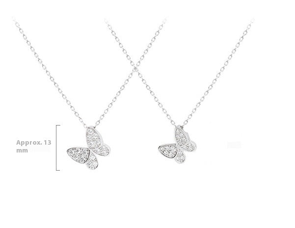 S925_Sterling_Silver_Butterfly-Shaped_Pendant_Necklace