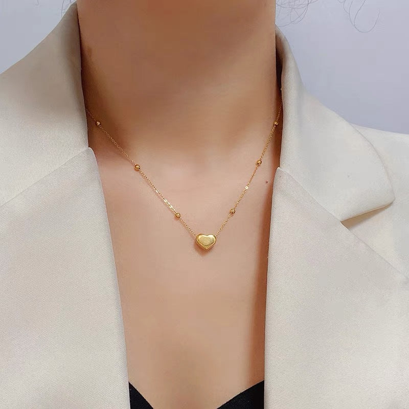Women In Love Titanium Steel Necklace - Trendy