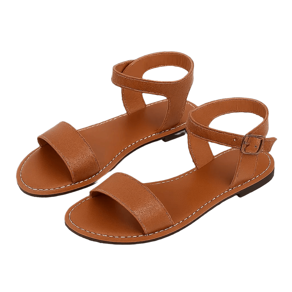 Women Summer Flat Buckle Sandals - Trendy