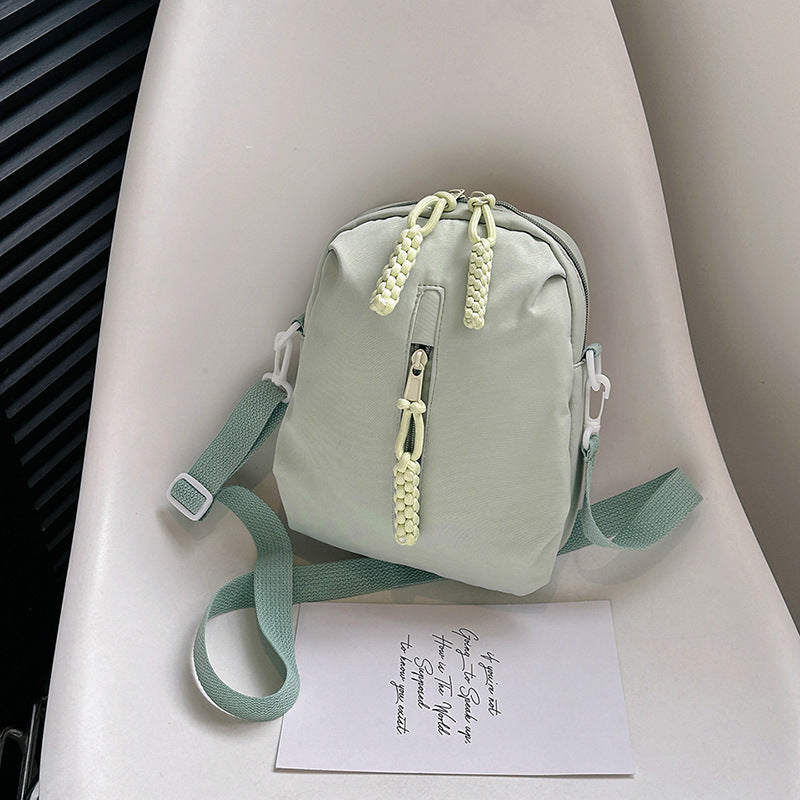 Women's Colorful Casual Nylon Canvas Crossbody Bag - Trendy