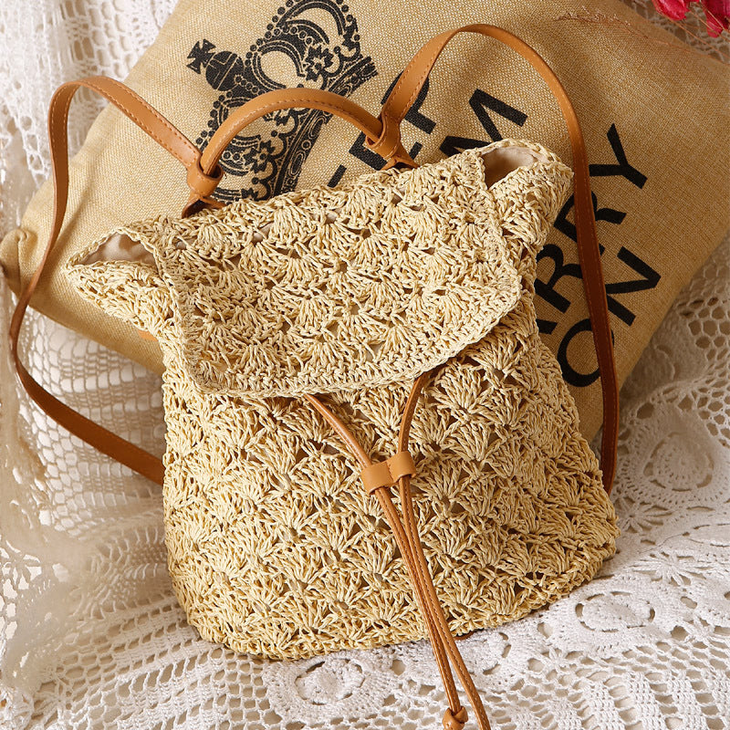 Women's Cute Beach Holiday Straw Bag