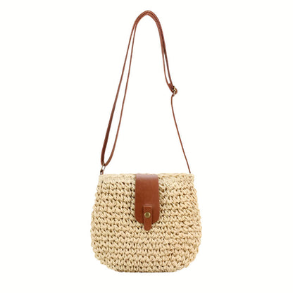 Beige Vacation beach mori crossbody bag for women