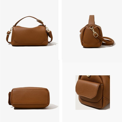 Different angles of Pillow soft pu crossbody for women