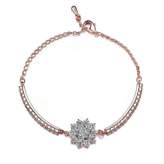 Luxetwinkle cubic zirconia bracelet for women