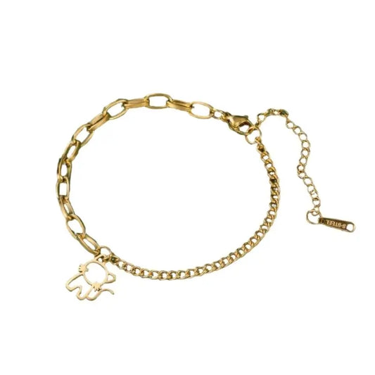 Purrfect charm cat bracelet for women