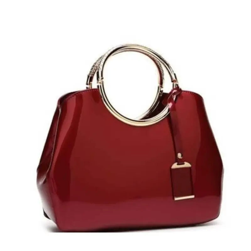 Red wine Allure party bag for women
