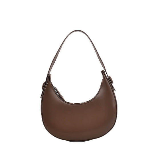 Retro coffee Vintage dumpling shoulder bag for women
