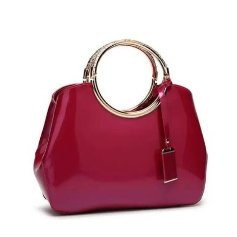 Rose red Allure party bag for women
