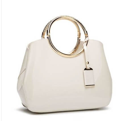 White Allure party bag for women